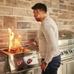 BBQ  Brûleur infrarouge double pour série encastrée 700