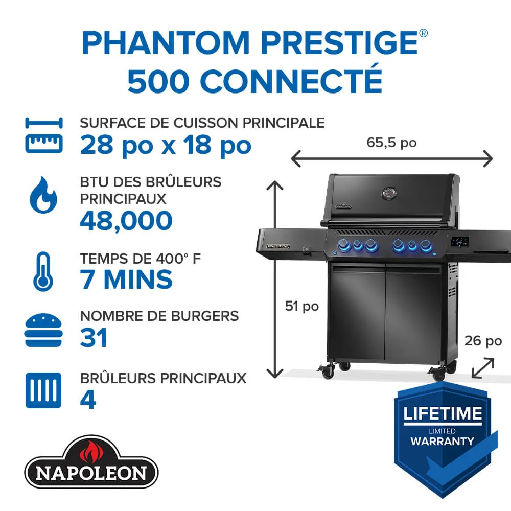 Grills Napoleon Phantom Prestige® 500 Connected RSIB