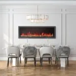 Electric Fireplace Napoleon Astound 74 Built-in