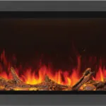 Electric Fireplace Napoleon Astound 74 Built-in