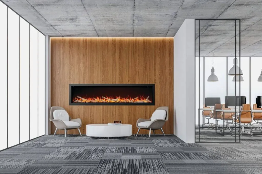 Electric Fireplace Napoleon Astound 96 Built-in