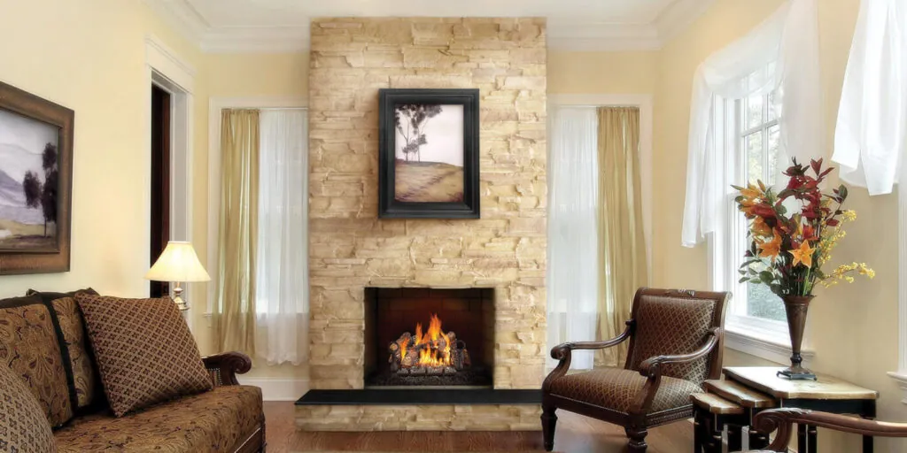 Gas Log Sets Napoleon Fiberglow 24