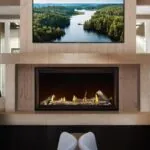 Gas Fireplace Napoleon Tall Linear Vector 50