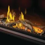 Gas Fireplace Napoleon Tall Linear Vector 50 with Luminous Logs