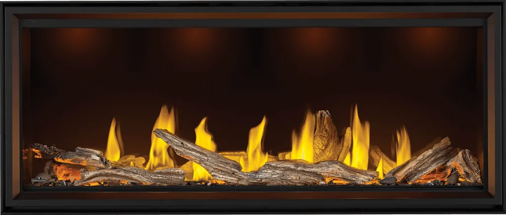 Gas Fireplace Napoleon Tall Linear Vector 62