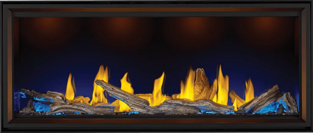 Gas Fireplace Napoleon Tall Linear Vector 62