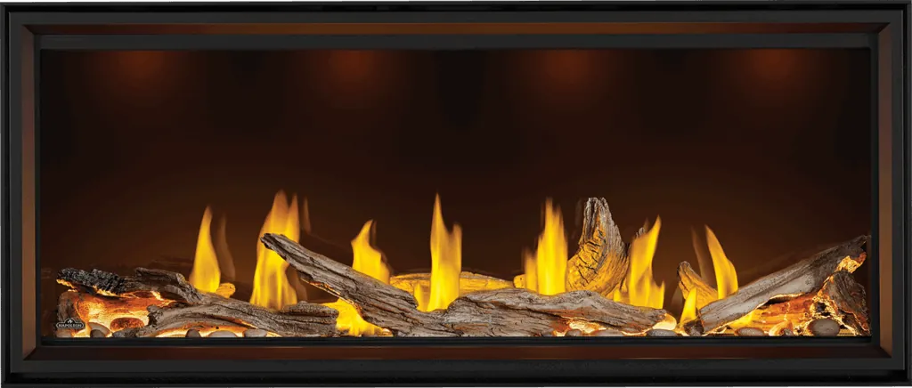 Gas Fireplace Napoleon Tall Linear Vector 62