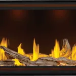 Gas Fireplace Napoleon Tall Linear Vector 62