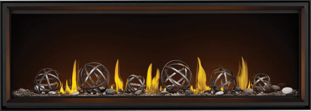Gas Fireplace Napoleon Tall Linear Vector 74