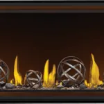 Gas Fireplace Napoleon Tall Linear Vector 74