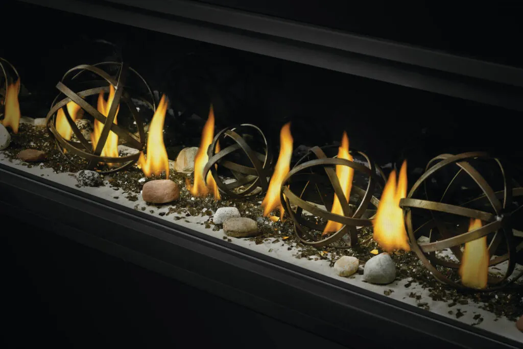 Gas Fireplace Napoleon Vector 50 See through