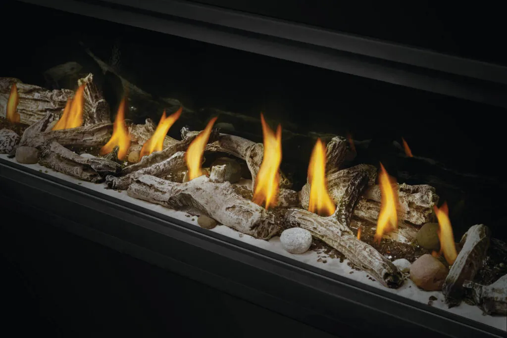 Gas Fireplace Napoleon Vector 50 See through