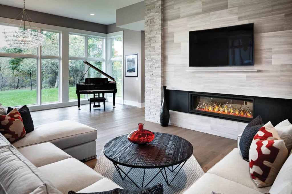 Gas Fireplace Napoleon Vector 62 See through
