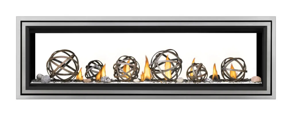 Gas Fireplace Napoleon Vector 62 See through