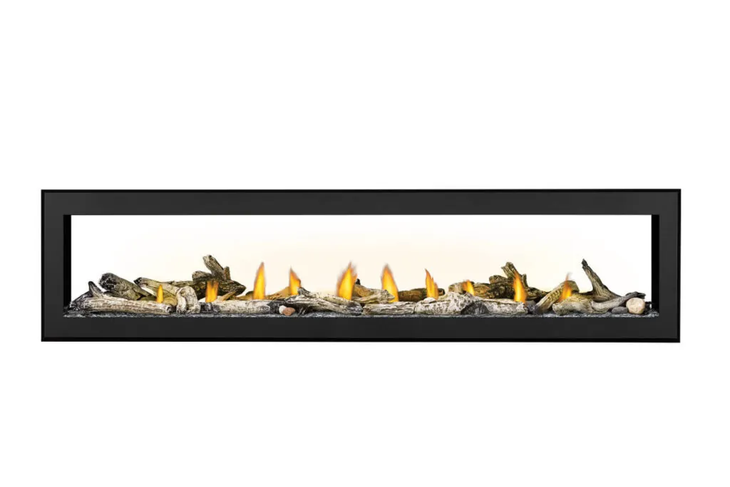 Gas Fireplace Napoleon Vector 74 See through