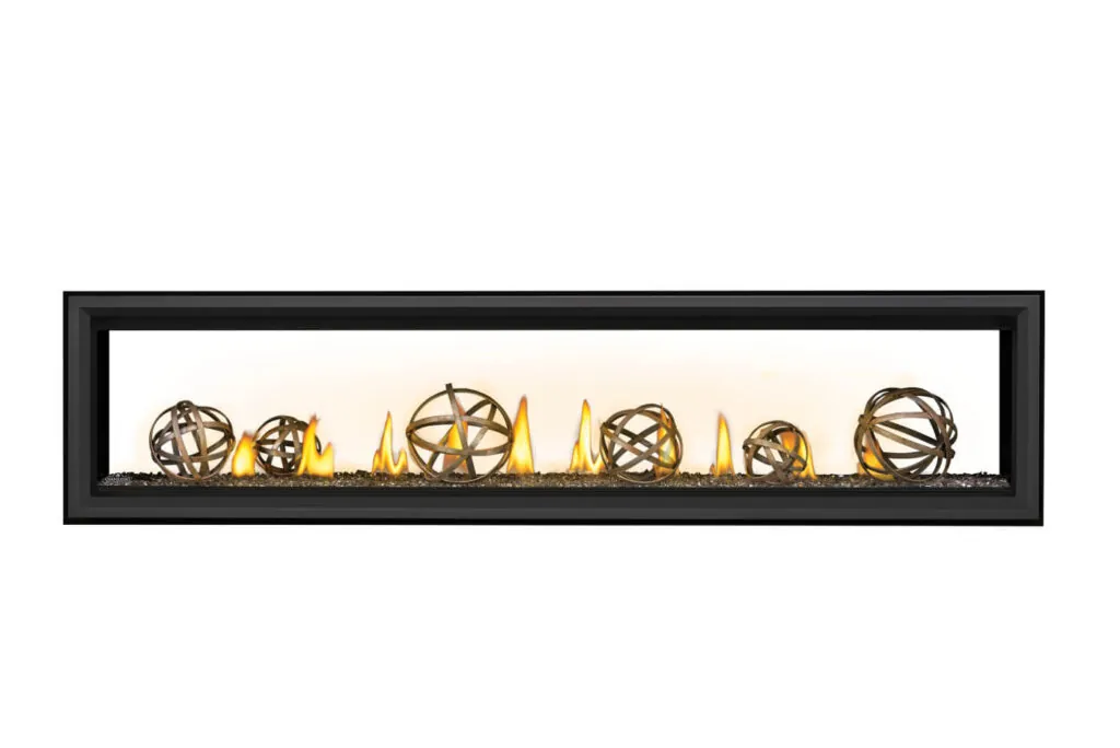 Gas Fireplace Napoleon Vector 74 See through